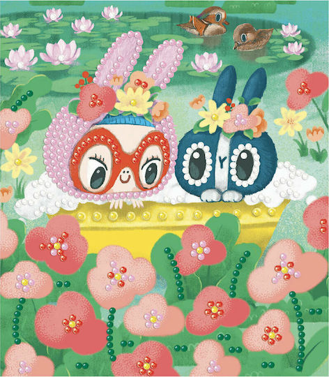 Djeco Collage With Strass Animal Friends for Children 7+ years Years