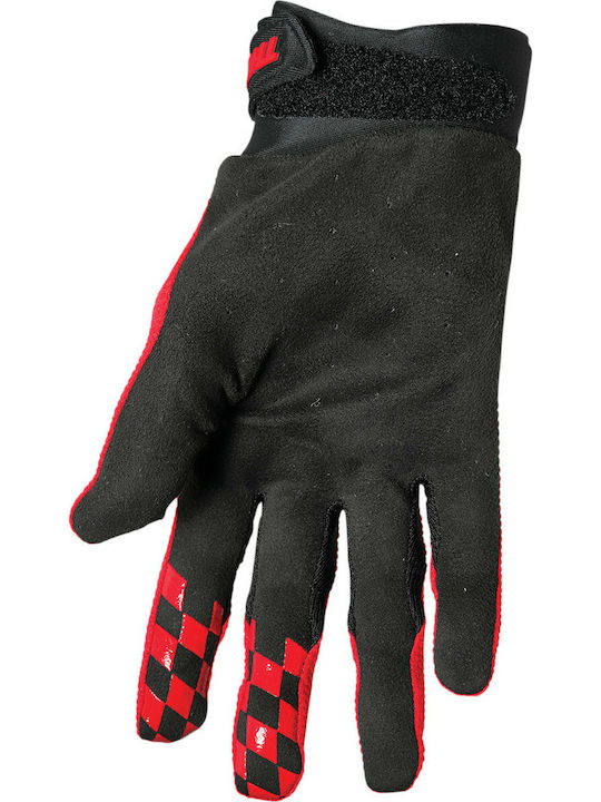 Thor MX Draft Summertime Μotocross Gloves Red/Black