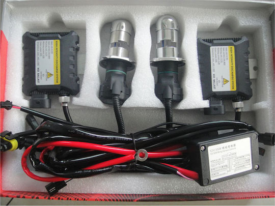 Xenon Set de Iluminare H4 55W 12V 6000K Alb rece