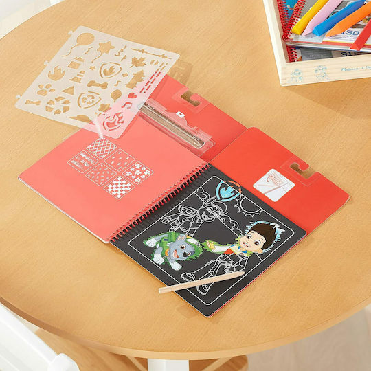 Melissa & Doug Албум със стикери Scratch Art Paw Patrol Marshall за Деца 5+ години+ Години