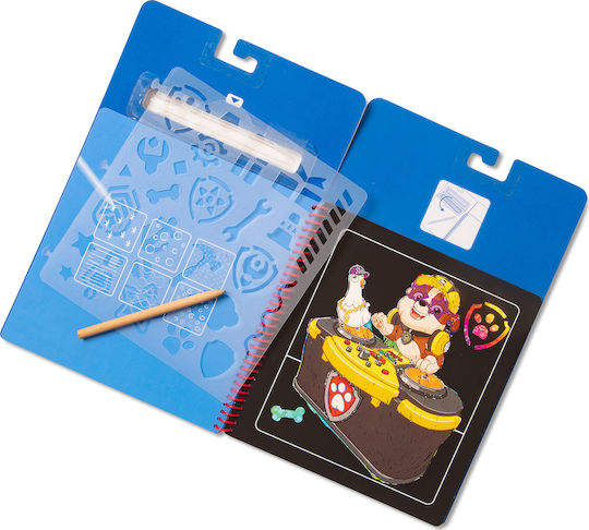 Melissa & Doug Рязане на хартия Scratch Art Paw Patrol Chase за Деца 5+ години+ Години