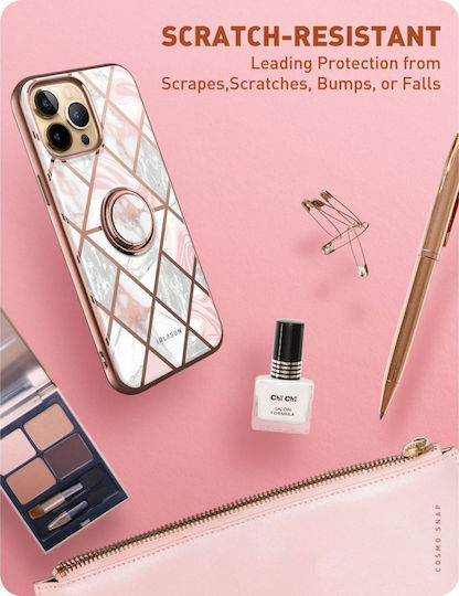 Supcase I-Blason Cosmo Snap Back Cover Σιλικόνης Marble Pink (iPhone 13 Pro Max)
