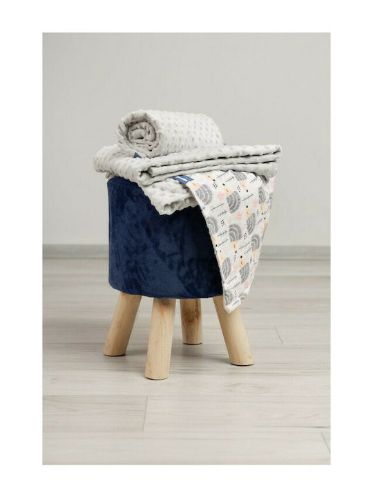 Sensillo Sensillo Nursery Swaddling Blanket Gray 75x100cm