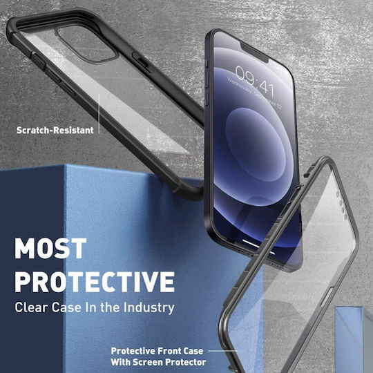 Supcase I-Blason Ares 360 Full Cover Πλαστικό 2mm Αδιάβροχο Μαύρο (iPhone 13)