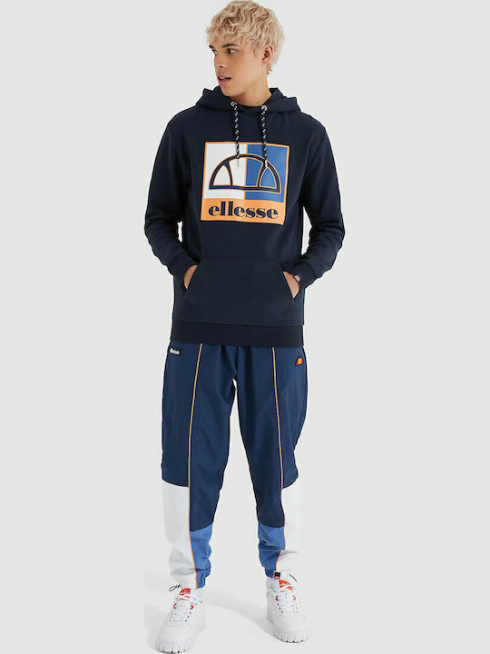 Labus Φούτερ με Κουκούλα Navy