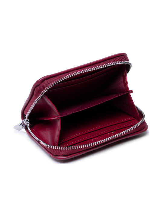 Calvin Klein Mici Piele Portofel pentru femei Clasici Burgundy