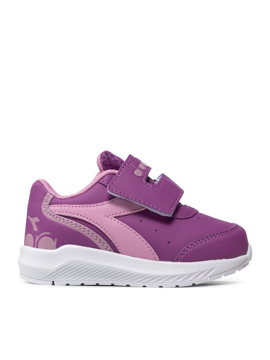 Diadora Παιδικά Sneakers Falcon Sl mit Klettverschluss Lila ->