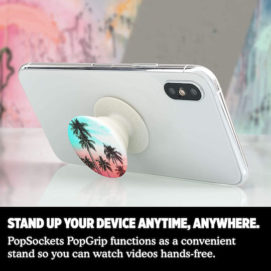 PopSockets PopGrip Κινητού Tropical Sunset