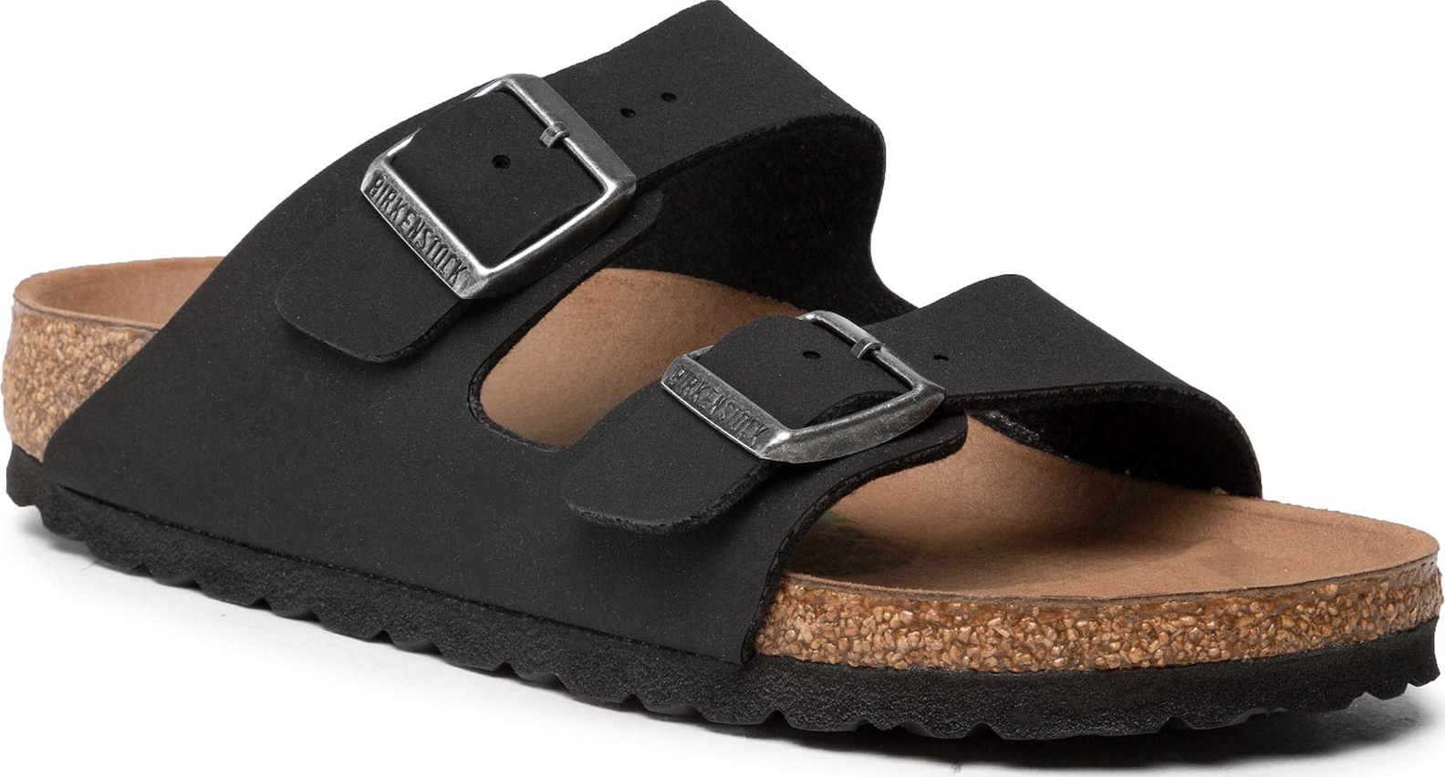 Birkenstock Arizona Vegan Sandale pentru bărbați în Negru Culoare