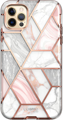 Supcase I-Blason Cosmo 360 Vollschutz Kunststoff 2mm Marble Pink (iPhone 13 Pro)