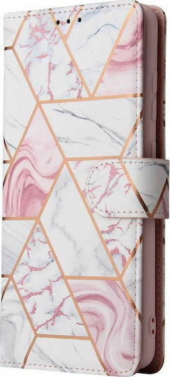 Tech-Protect Marble Wallet Δερματίνης Marble Pink (iPhone 13 Pro)