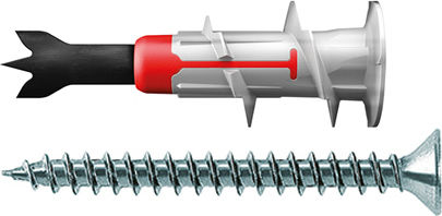 fischer DuoBlade S K NV Schraubanker Kunststoff 8x44mm 6Stück