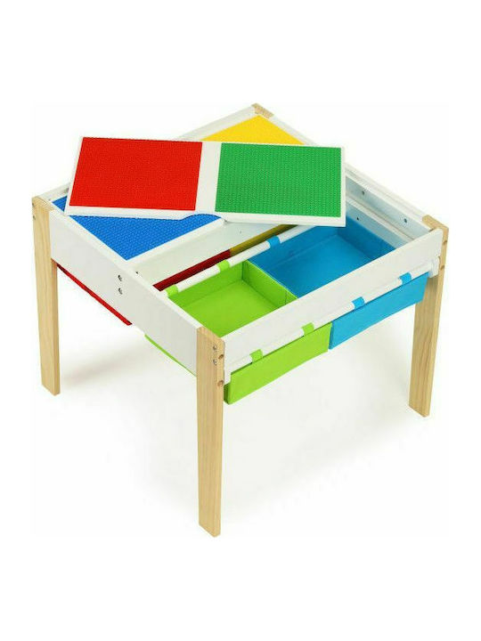 Σετ Παιδικό Τραπέζι με Καρέκλες από Ξύλο Ecotoys