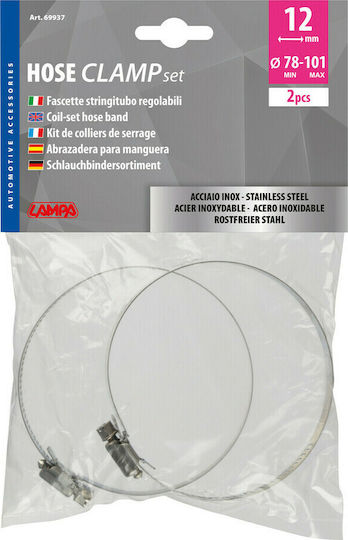 Lampa Schlauchklemme Edelstahl 2Stück L6993.7