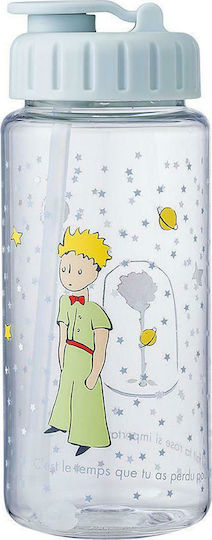 Petit Jour Paris Little Prince Sticlă Pentru Copii Din Plastic Tritan Cu Pai Alb 350ml