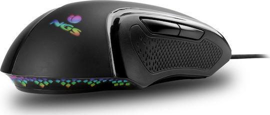 NGS GMX-125 RGB Gaming Gaming Maus 7200 DPI Schwarz