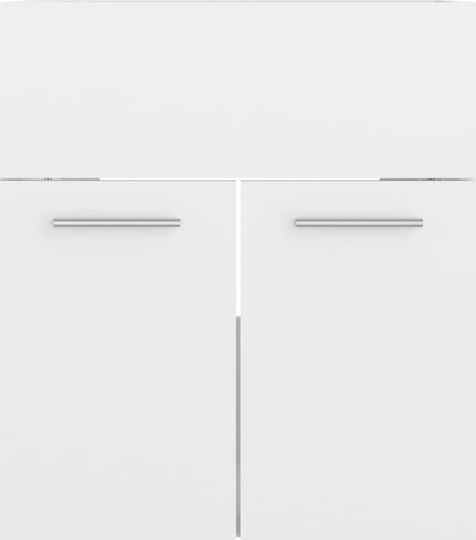 vidaXL Πάγκος με Νιπτήρα & Καθρέπτη Μ41xΒ38.5xΥ46cm Λευκός