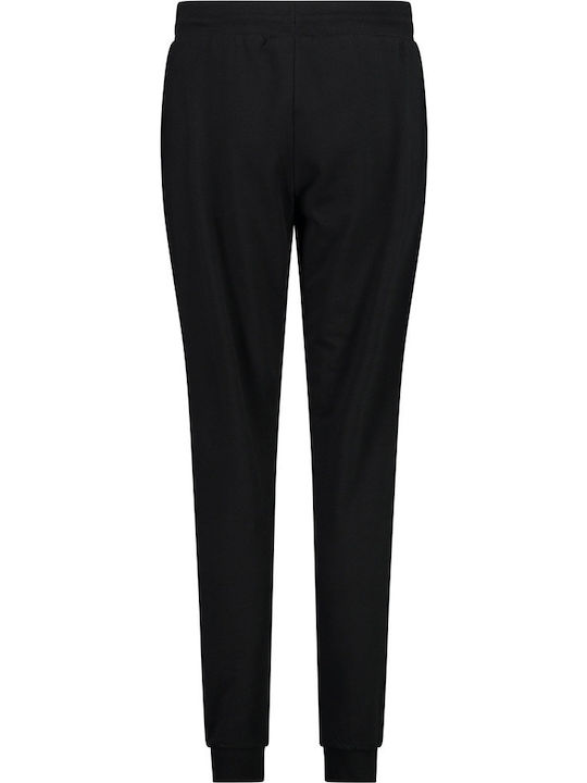 Sweatpants with Elastic Black