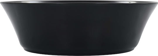 vidaXL Надеждна мивка Керамика 41x41x12.5см Черен