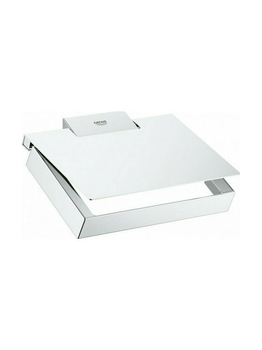 Grohe Selection Cube Wall-mounted Paper Holder Inox Silver