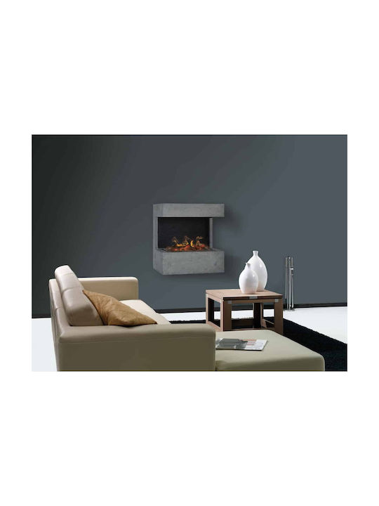 Dimplex Cassette 400/600 Επιδαπέδιο Ηλεκτρικό Τζάκι 125W 41x18cm Μαύρο