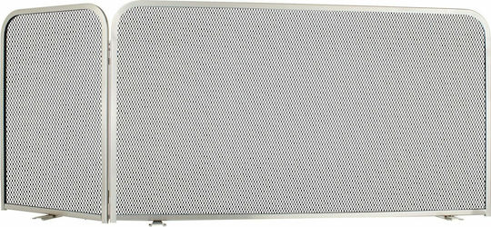 Zogometal mit 2 Blättern 80x35x50cm Nickel Matt