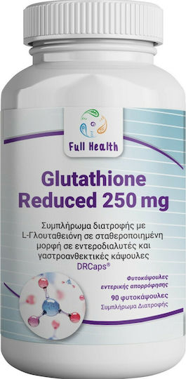 Full Health Glutathione Reduced 250mg Special Food Supplement 90 veg. caps