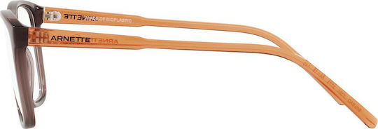 Arnette Plastic Eyeglass Frame Brown AN7201 2773