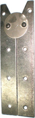 Finetto Metallic Furniture Hinge Ασημί