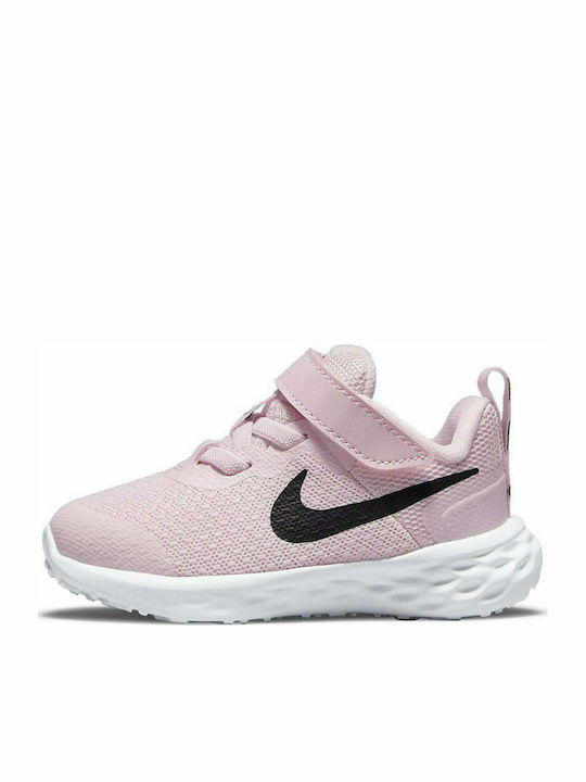 Revolution 6 Incaltaminte Sport Copii Alergare cu Închidere Hoop & Loop Roz Pink Foam / Negru