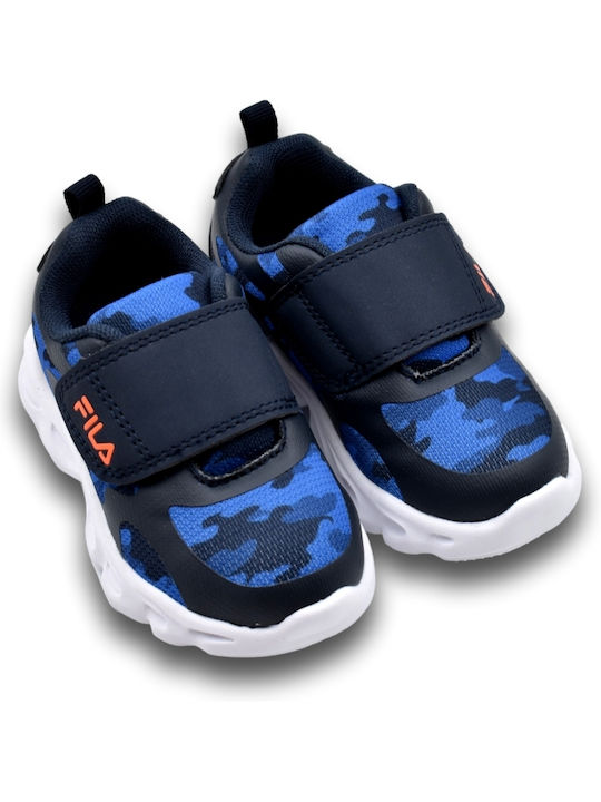 Flash Gordon Παιδικά Sneakers με Σκρατς & Φωτάκια Μπλε