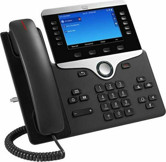 Cisco 8861 Ενσύρματο Τηλέφωνο IP Μαύρο
