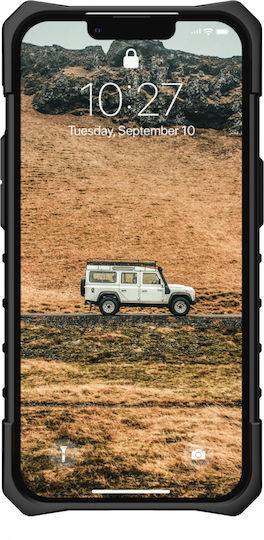UAG Pathfinder Back Cover Πλαστικό 2mm με Λουράκι Μαύρο (iPhone 13 Pro)