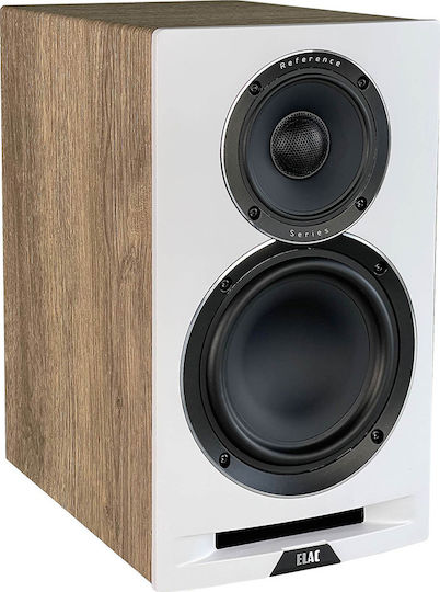 Elac Uni-Fi Reference UBR62 UBR62 Ζεύγος Ηχείων Hi-Fi Βιβλιοθήκης 140W 3 Δρόμων Π20.8xΒ33.4xΥ35.9εκ. Λευκό