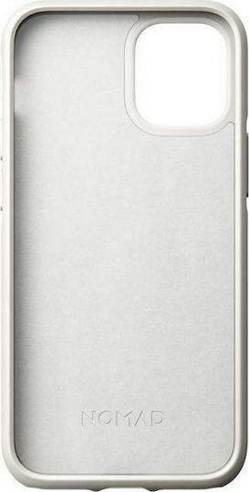 Nomad Rugged Umschlag Rückseite Leder 0.75mm Beige (iPhone 12 mini)