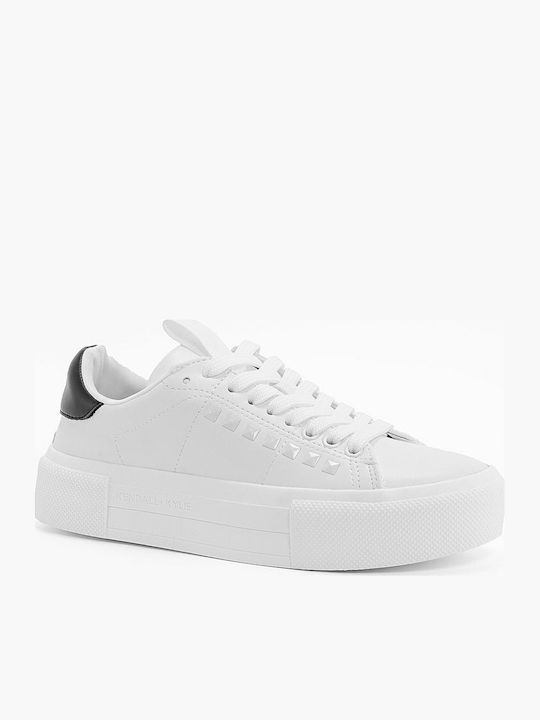 Kendall + Kylie Taren Flatforms Sneakers White
