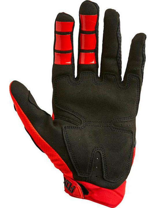 Fox Pawtector Summertime Μotocross Gloves Red