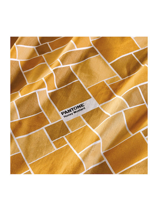 Kentia Πάπλωμα Υπέρδιπλο 220x240εκ. Pantone 0928 Mustard