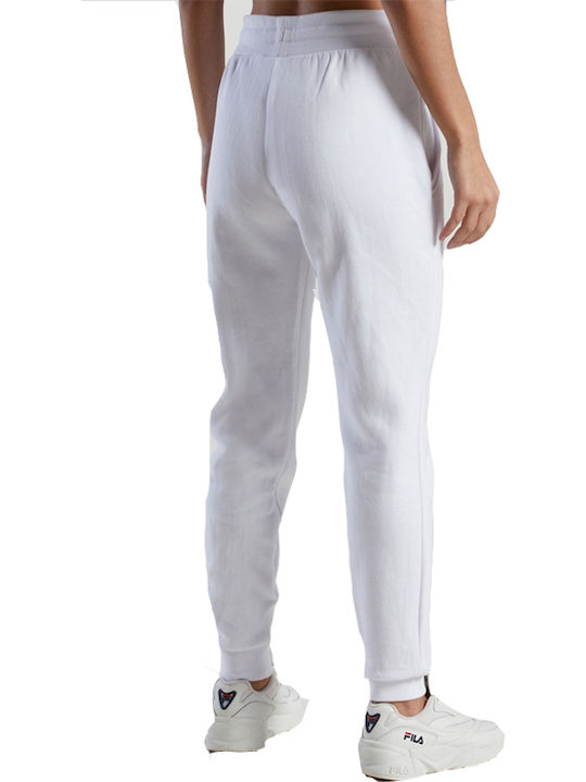 Fila Women's High Waist Jogger Sweatpants White