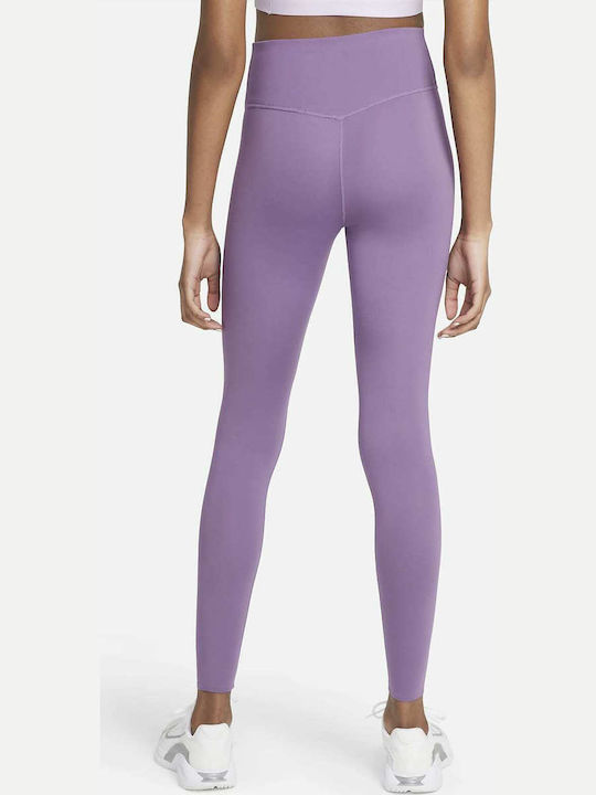 Nike Women's Long Yoga Legging High Waisted Dri-Fit Purple