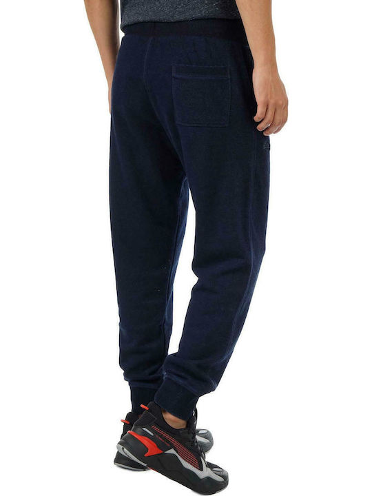 Sweatpants with Elastic Navy Blue