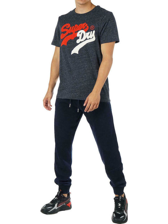 Sweatpants with Elastic Navy Blue