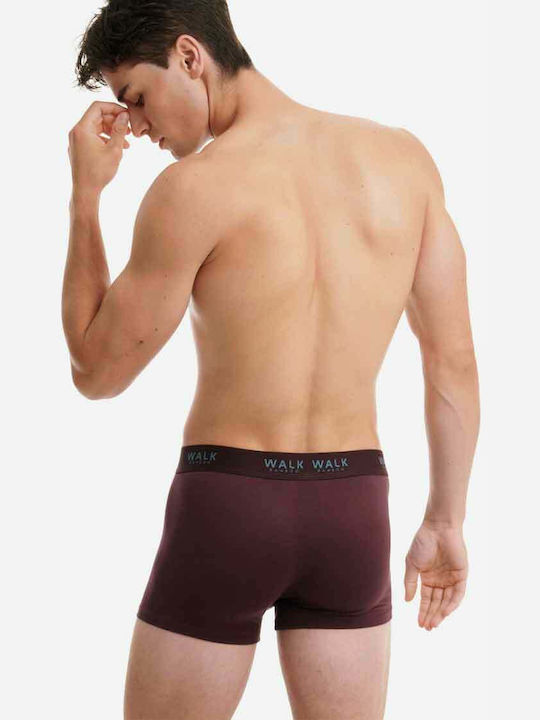 Walk W1770-27 Men's Boxer Burgundy