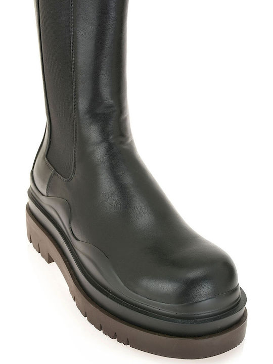Women's Chelsea Boots with Medium Heel Black