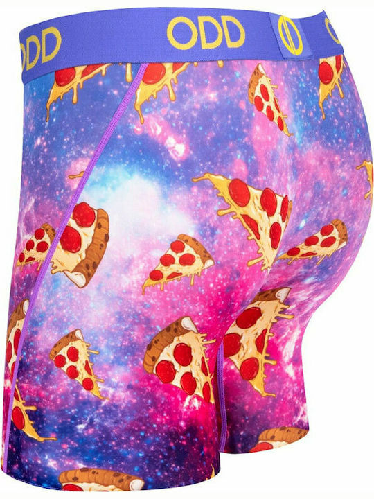 Space Pizza Herren Boxershorts Rosa mit Mustern 1Packung