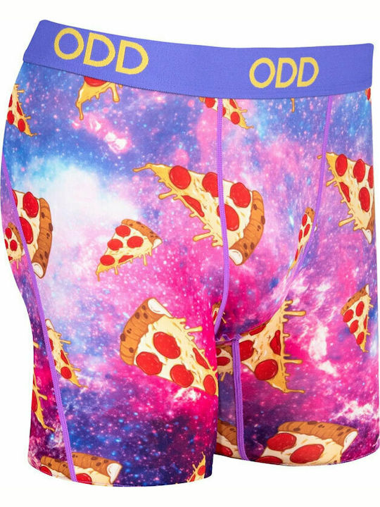 Space Pizza Herren Boxershorts Rosa mit Mustern 1Packung