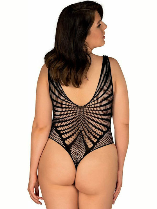 Obsessive Extravagant Sexy Bodysuit Black