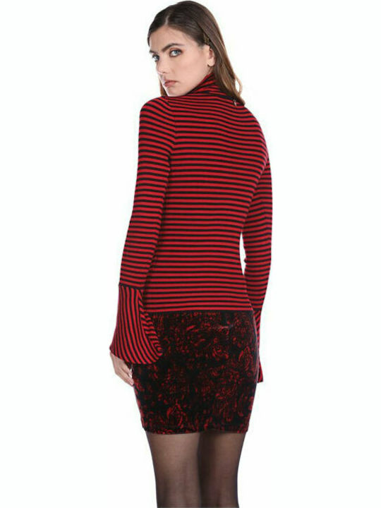 RELISH MEGISFRE PULLOVER RDA2102054020-1519-MARS RED