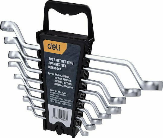 Deli Set 8 Double Polygon Wrench Bent E