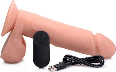 Curve Toys Realistic Vibrator with Remote Control 23cm CN-19-1005-10 Flesh